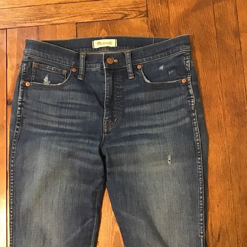 Madewell 9” Distressed Jeans